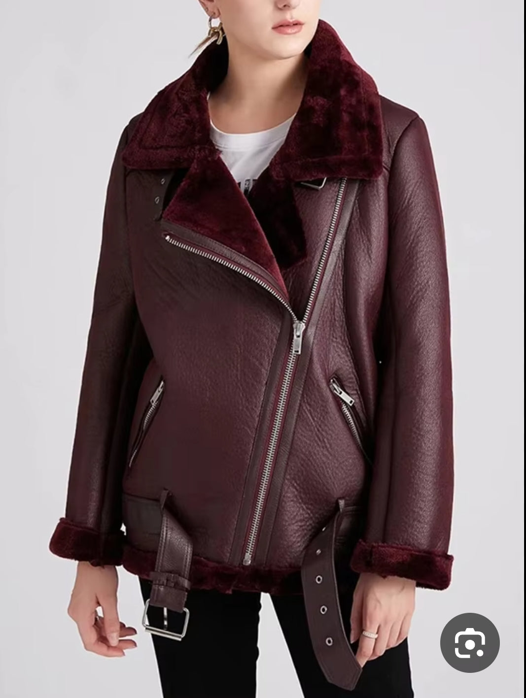 Trendy Aviator Biker Jacket