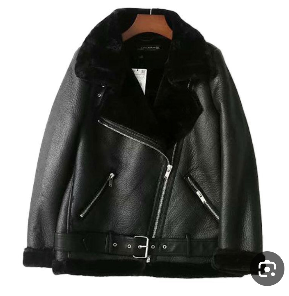 Trendy Aviator Biker Jacket